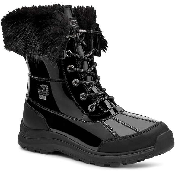 Ugg UGG Adirondack boot II patent leather faux fur black